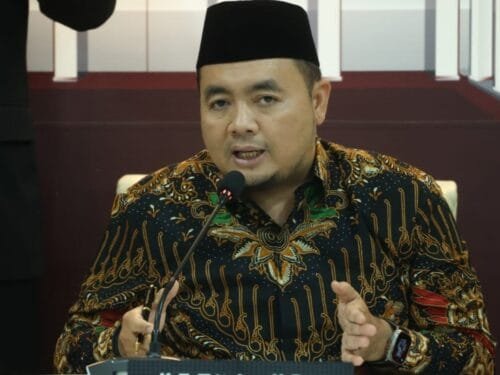 Ketua KPU Mochammad Afifuddin Gelar Konferensi Pers