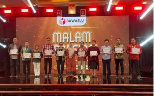 Bawaslu Sulsel Diganjar Penghargaan, Dinilai Teraktif se-Indonesia