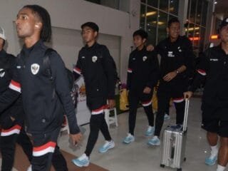 Timnas Indonesia Tiba di Solo
