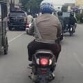 Polisi Naik Motor Tanpa Plat Nomor Viral di Media Sosial