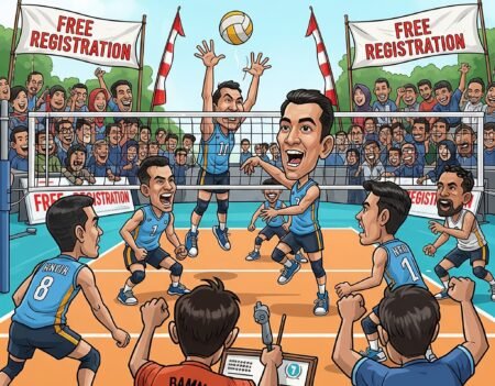 Semarak Turnamen Volly Ball Putra se-Kecamatan Bontosikuyu Bakal Digelar, Pendaftaran Gratis!