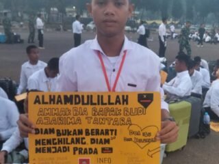 Putra Asal Laiyolo Selayar Lolos Jadi TNI, Bawa Pesan Haru "Diam Jadi Prada"