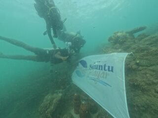 Aksi Nyata di Laut Selayar, Mahasiswa KKN UGM dan Kades Bakhnur Arfandi Bangun Rumah Karang