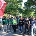 Kapolres Maros Jalan Kaki 5 Km Dampingi Massa Aksi