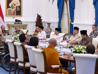 Presiden Prabowo Terima Tokoh Gerakan Nurani Bangsa di Istana Merdeka