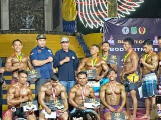 Atlet Satgas DPP APPI Sabet Juara 2 Body Contest Sidrap