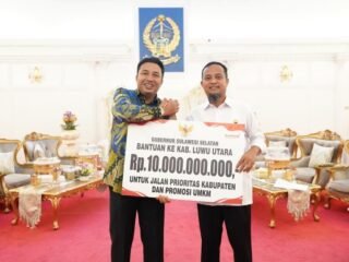 Luwu Utara Dapat Suntikan Dana Rp10 Miliar dari Gubernur Andi Sudirman Sulaiman