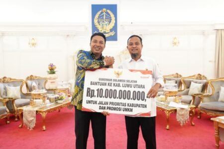 Luwu Utara Dapat Suntikan Dana Rp10 Miliar dari Gubernur Andi Sudirman Sulaiman